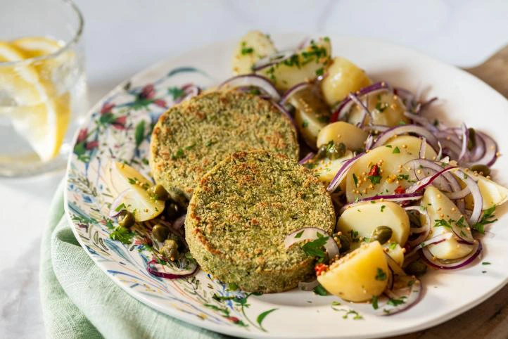 VERDE AMORE MIT BROKKOLI, Kartoffelsalat mit Kapern und Senfsamen