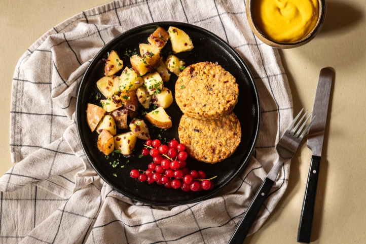 VERDE AMORE MIT TOMATEN und Kartoffelsalat