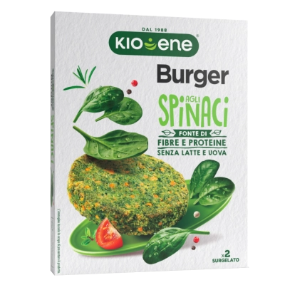 Veggie Burger with Spinaches