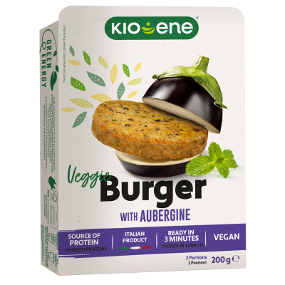 Veggie Burger with Aubergine