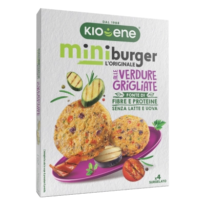 Veggie Miniburger with Grilled Vegetables