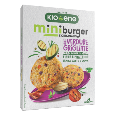 Veggie Miniburger with Grilled Vegetables