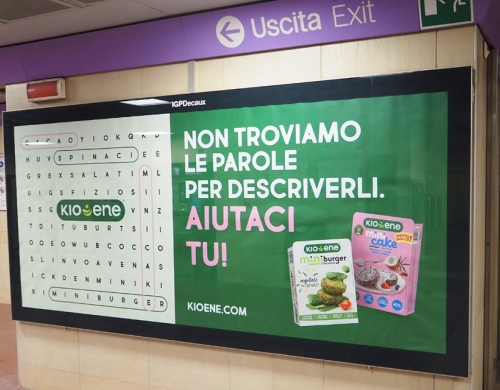A Milano Kioene è on air con la nuova campagna Out of home