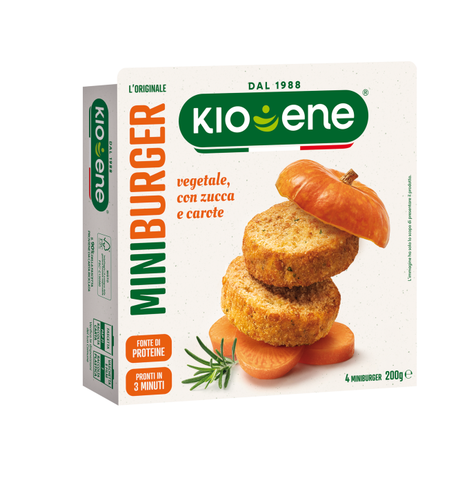 Veggie Mini Burger with Pumpkin and Carrots