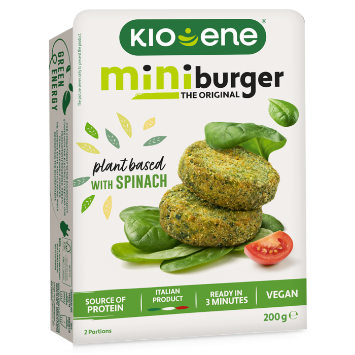 Veggie Mini Burger with Spinach