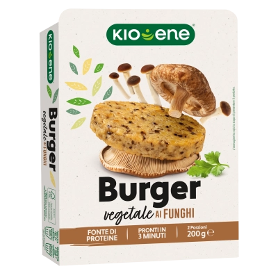 Veggie Burger with Mushrooms