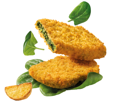 Mini Cotolette con Spinaci