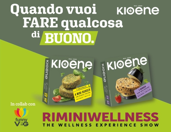 Kioene torna al Rimini Wellness: l'unione perfetta tra sport e alimentazione plant-based