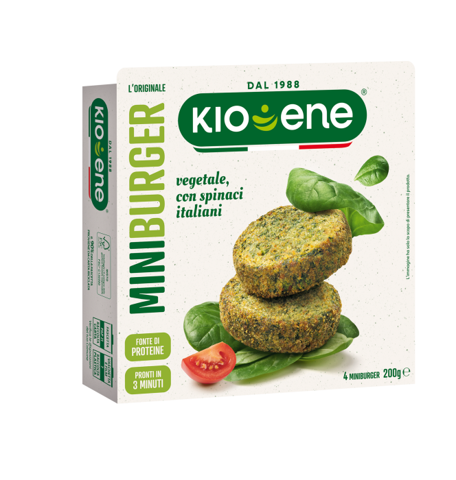 Mini Burger Vegetale agli Spinaci