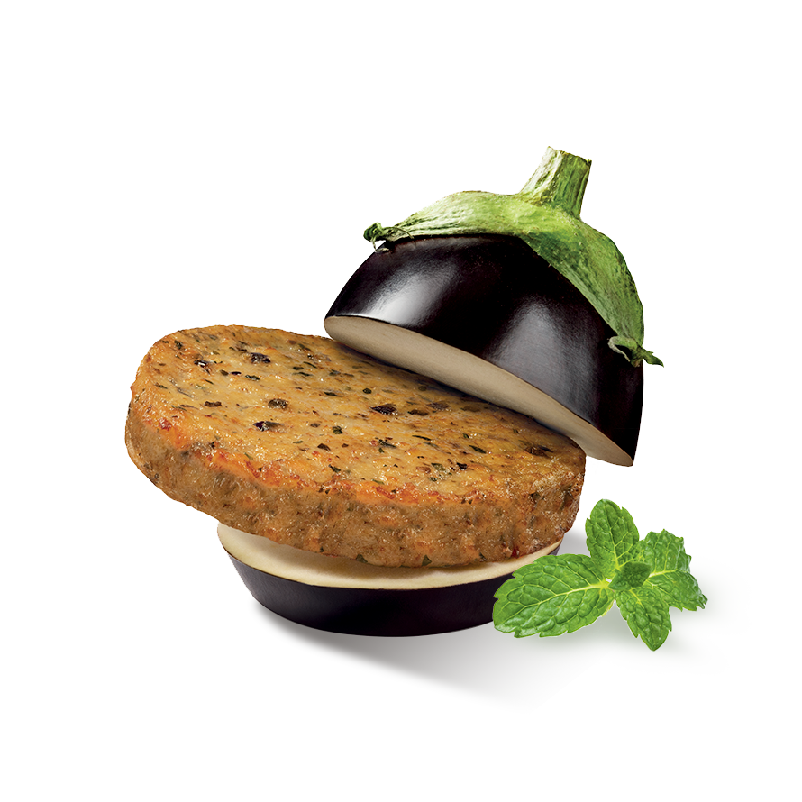 Veggie Burger with Aubergine