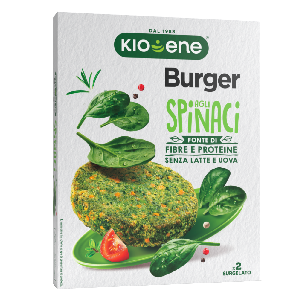 Veggie Burger with Spinaches