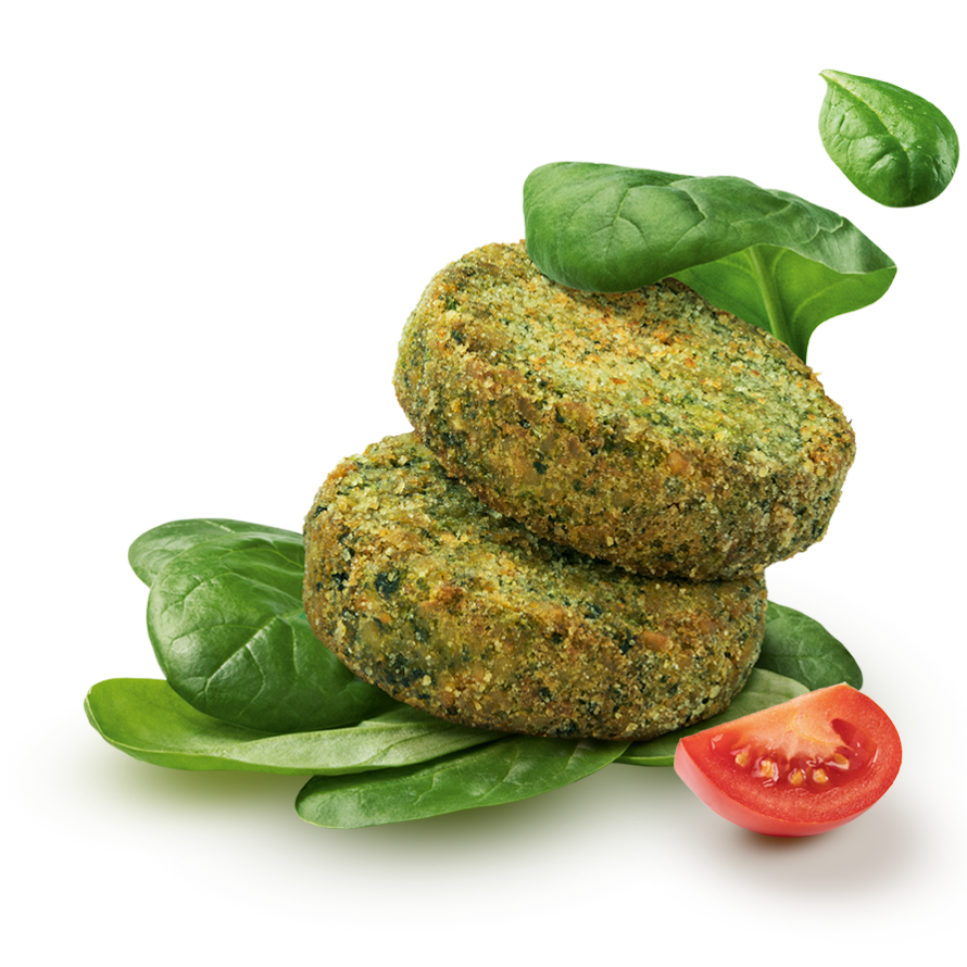 Veggie Mini Burger with Spinach