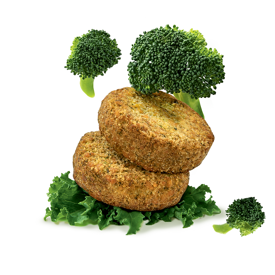 Kioene, Veggie Mini Burger with Broccoli and Kale