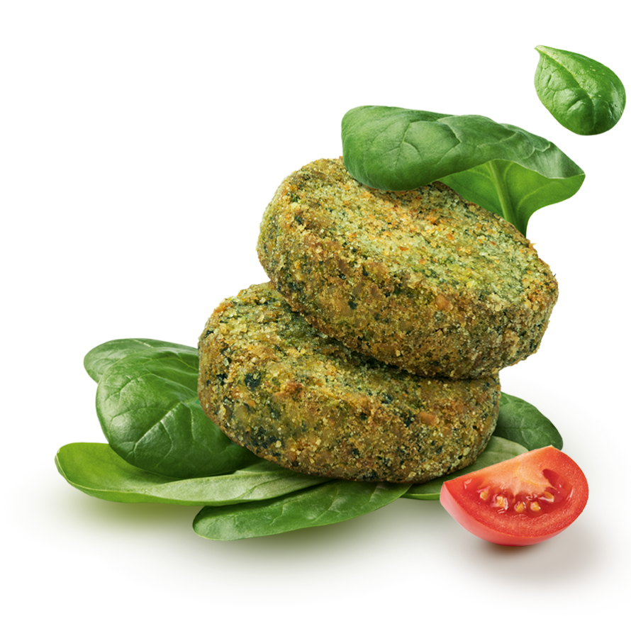 Mini Burger Vegetale agli Spinaci